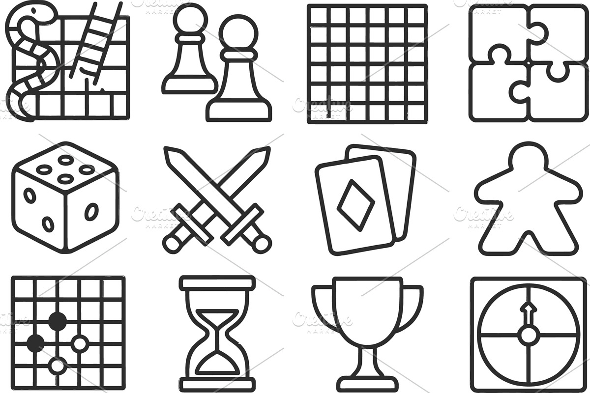 Vector illustration line icons, an Illustration by ZinetroN