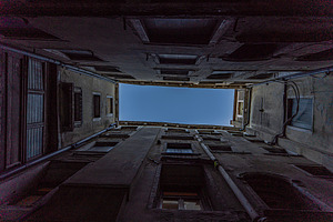 Beautiful architecture of narrow streets of Venice city, an Architecture Photo by Anna Bogush