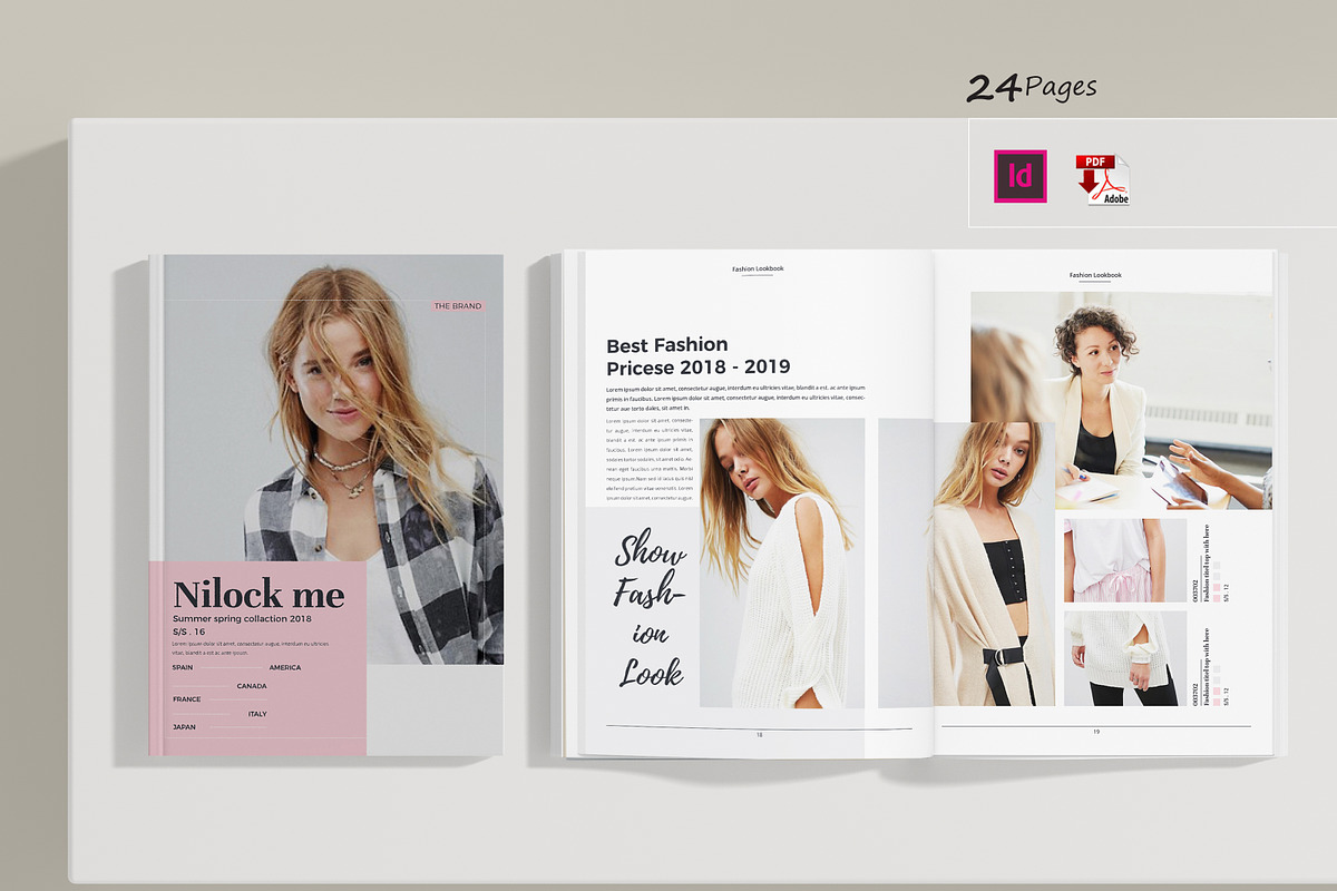 Lookbook Layout, a Brochure Template by obidullah_01 (Photo 1 of 14)