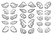 Angel Wings SVG PNG Vector Clipart, a Decorative Illustration by RabbitAndPencil (Thumbnail 2 of 5)