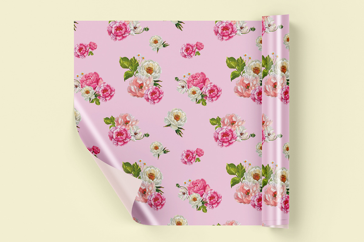 Botanical European Flower Watercolor, an Object Illustration by CreativeValuation (Photo 11 of 13)