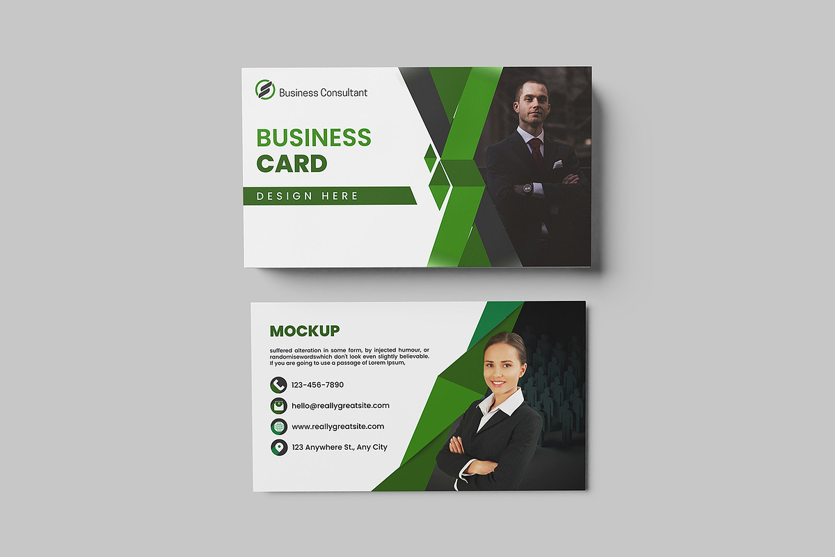 Business Card Mockup, a Print Template by Difa Design (Photo 5 of 12)