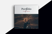 Square Portfolio Brochure Template, a Brochure Template by RWstudio (Thumbnail 1 of 6)