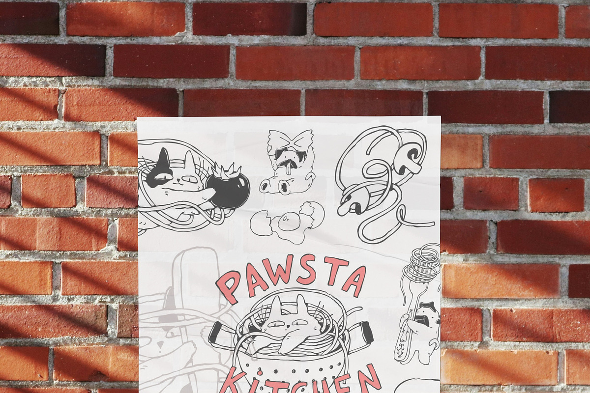Pawsta Kitchen, an Illustration by Anastasiya Klempach (Photo 9 of 11)