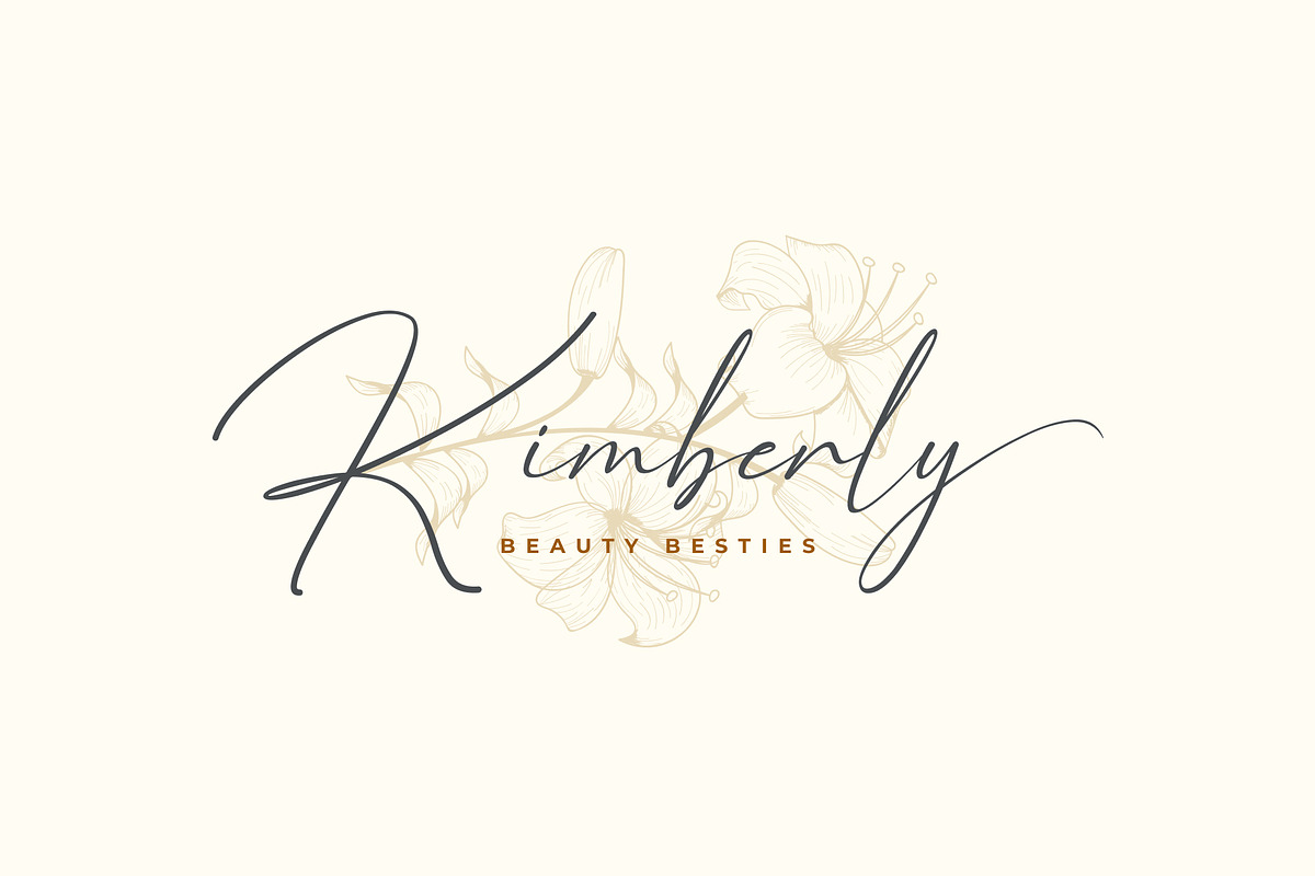 Golden Partline | Modern Handwritten, a Script Font by MJB Letters (Photo 7 of 12)