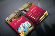 Travel Agency Business Card, a Business Card Template by DesignsLab (Thumbnail 1 of 5)