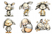 Easter Pink Bunny Clipart, an Illustration by Daily.Designs (Thumbnail 6 of 8)