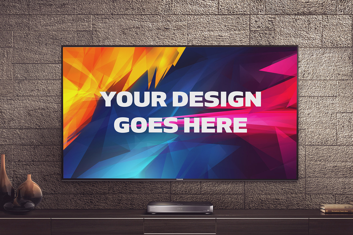 Television Display Mock-up#30, a Mockup by vraiana