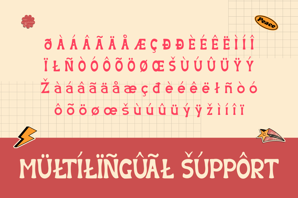 Figeni - Retro Display Font, a Handwritten Font by trabaskriya (Photo 8 of 8)