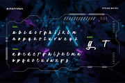 Strong Matrix, a Script Font by Ditatype (Thumbnail 9 of 11)
