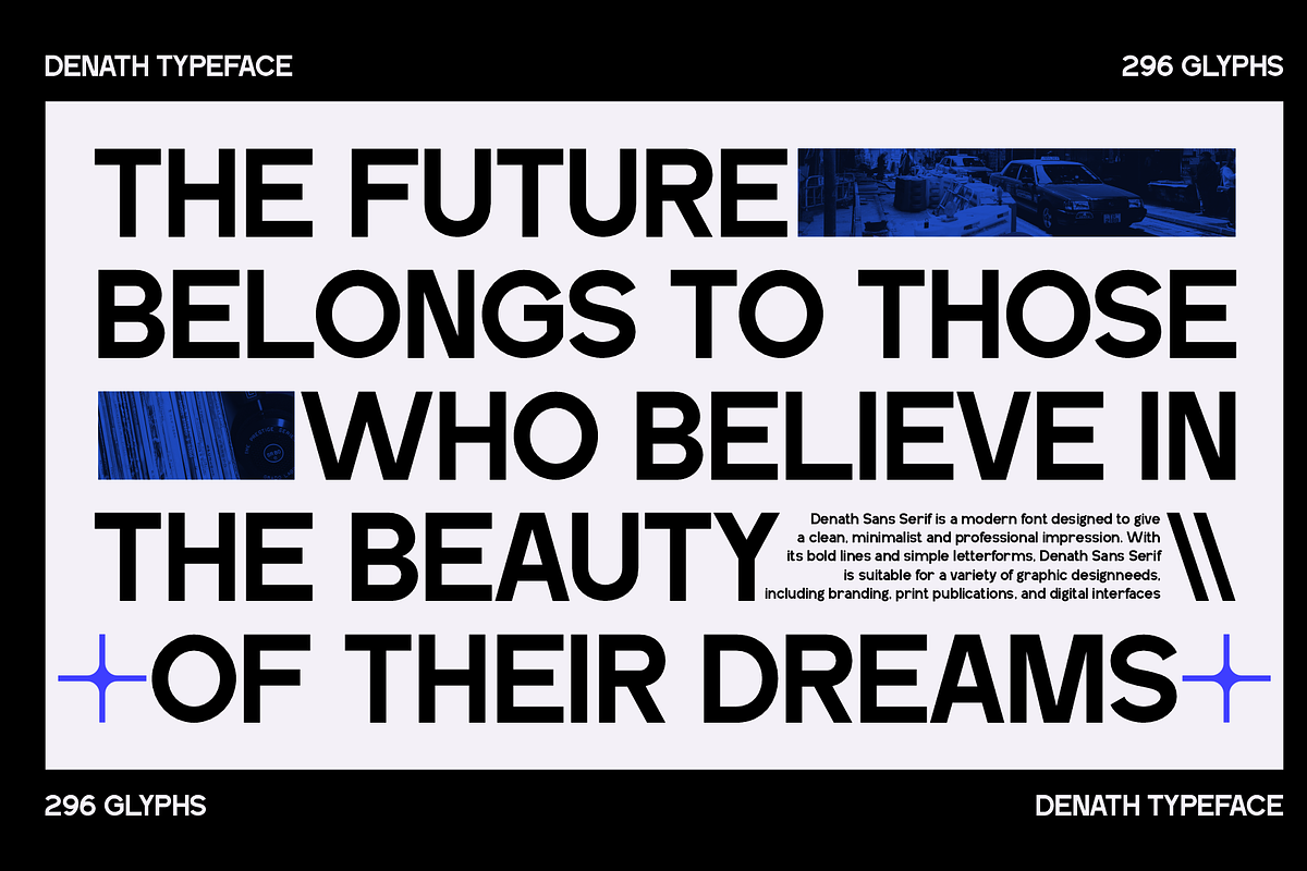 Denath - Sans Serif Typeface, a Sans Serif Font by MaikoHatta (Photo 2 of 7)