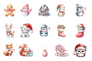 Cute Christmas clipart, an Illustration by Designworld (Thumbnail 2 of 6)