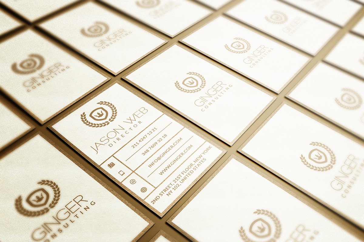Elegant Kraft Business Card, a Business Card Template by Marvel (Photo 2 of 6)