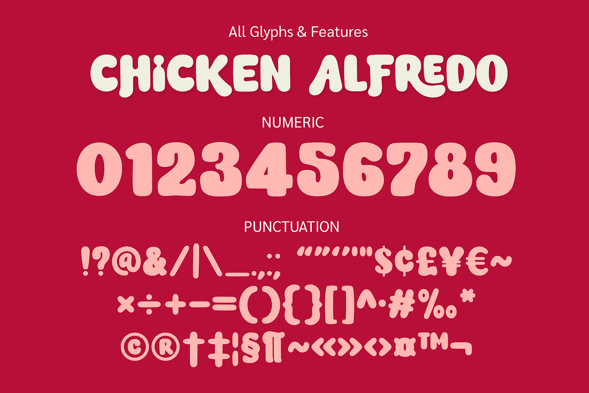 Chicken Alfredo, a Blackletter Font by BBtypeStudios (Photo 10 of 13)