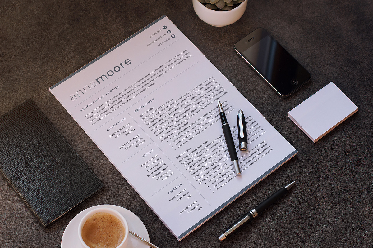 Resume Template, a Resume Template by TheResumeCoach (Photo 4 of 4)