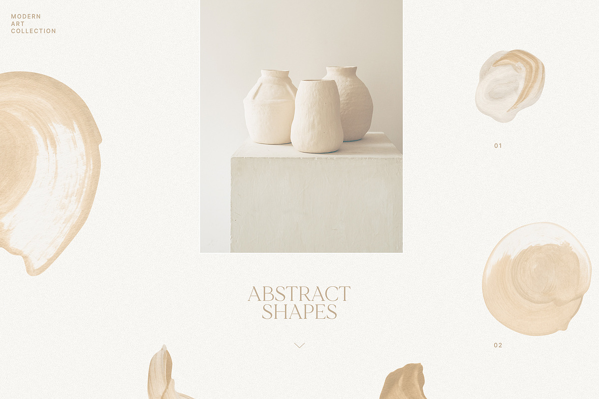 Earthy Paintings. Textures & Shapes, a Background Graphic by mekkêtto (Photo 9 of 19)