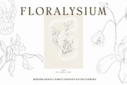 Modern Floral Poster Big Collection, a Texture Illustration by Laras Wonderland (Thumbnail 8 of 27)