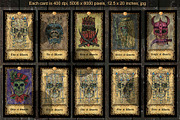 Eternal Bones Tarot colorful, an Illustration by Samiramay (Thumbnail 5 of 9)
