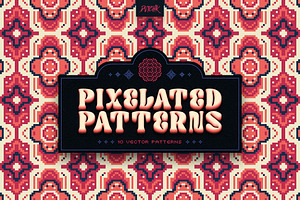 Pixel Mosaic Patterns | Vol. 09