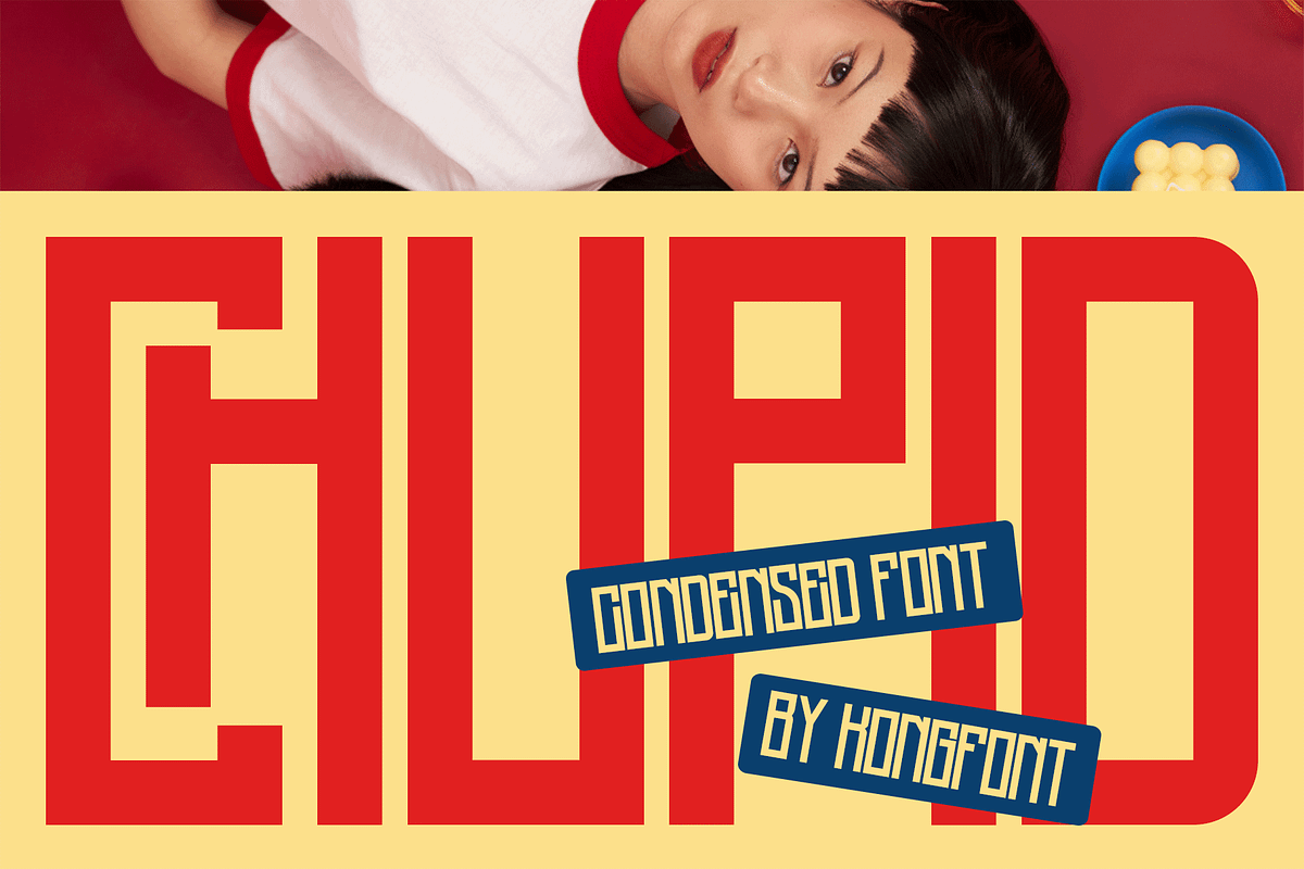 Chupid - Condensed Font, a Handwritten Font by overlaytemplates (Photo 1 of 5)