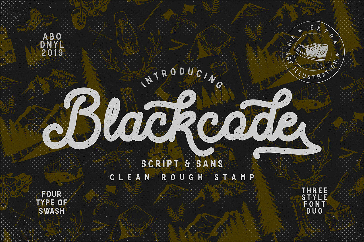 Blackcode, a Blackletter Font by Abo Daniel Studio (Photo 1 of 17)