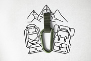 Adventure Outdoor Icons - Camping, an Outline Icon by Hatch Design Workshop (Thumbnail 3 of 10)