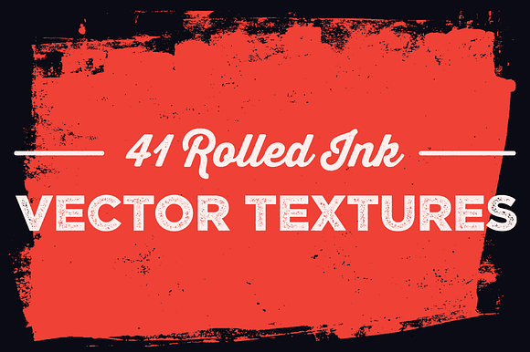 41 Rolled Ink Vector Textures preview 6