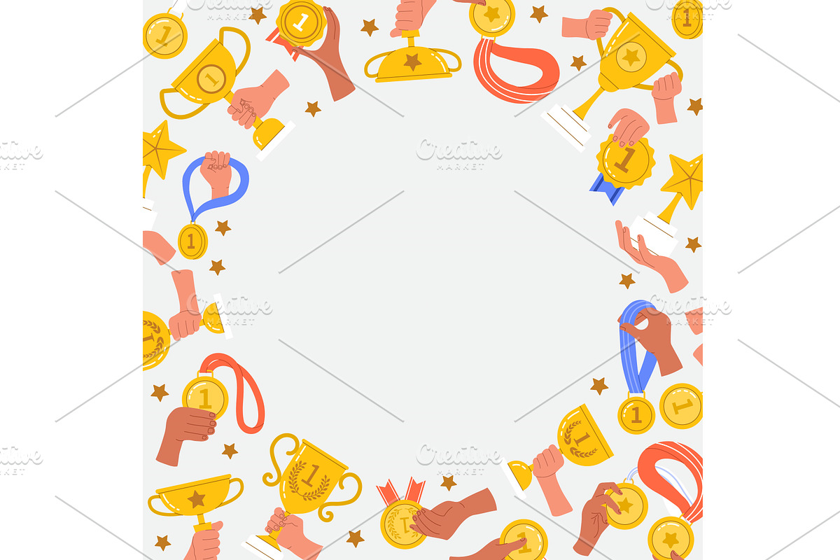 Golden cup background. awards, a Sport Illustration by Onyx