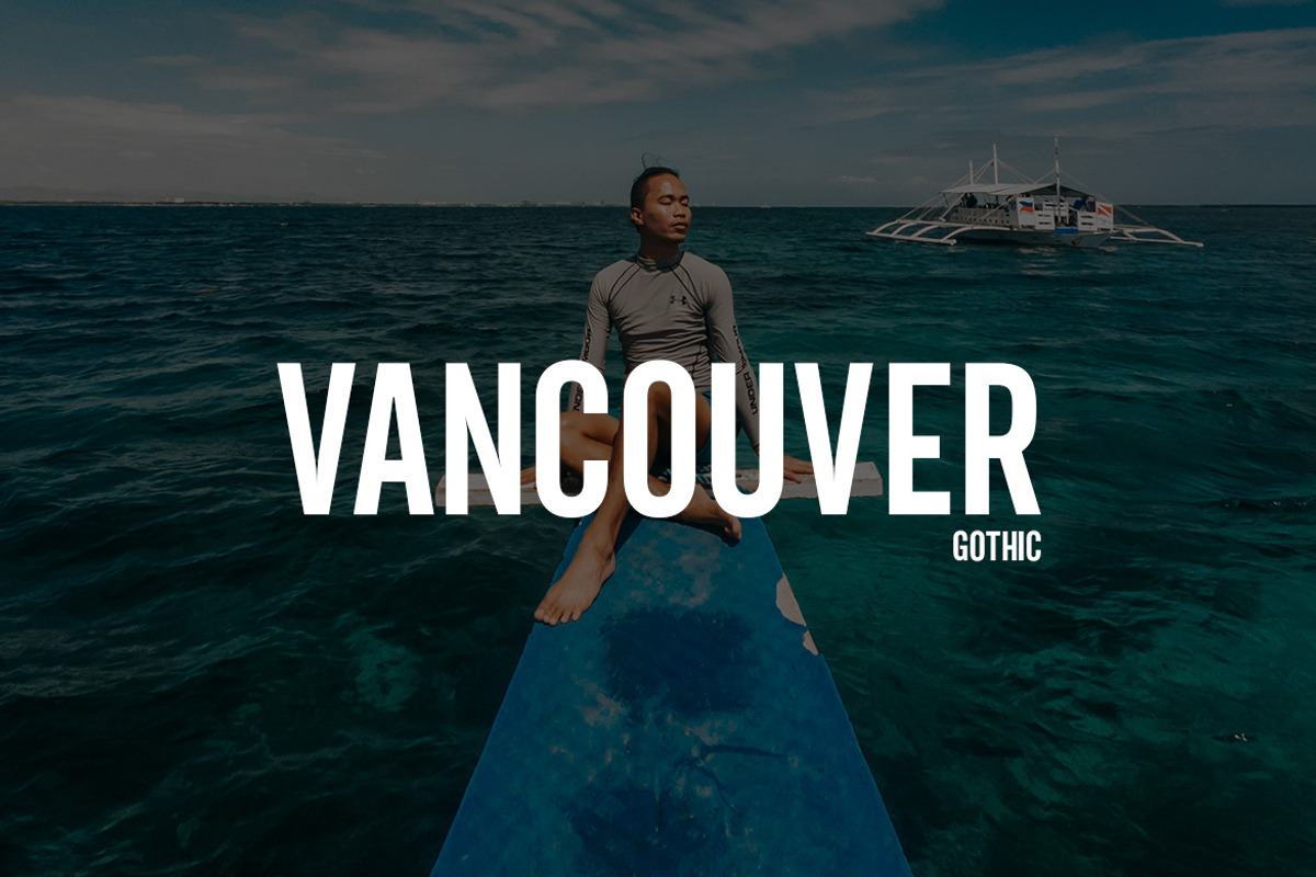 Vancouver - Gothic Typeface