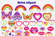 Groovy summer story 60s-70s, a Texture Illustration by Antikva17 (Thumbnail 12 of 18)