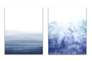 Navy Blue ombre watercolor, a Texture Graphic by GraphicRain (Thumbnail 4 of 5)
