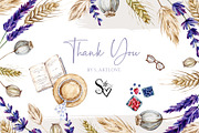 Watercolor Summer Picnic Collection, a Food Illustration by S_ARTLOVE (Thumbnail 11 of 11)