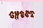 Les Fleurs a Wavy Fluid Font, a Sans Serif Font by Emma Make (Thumbnail 5 of 6)