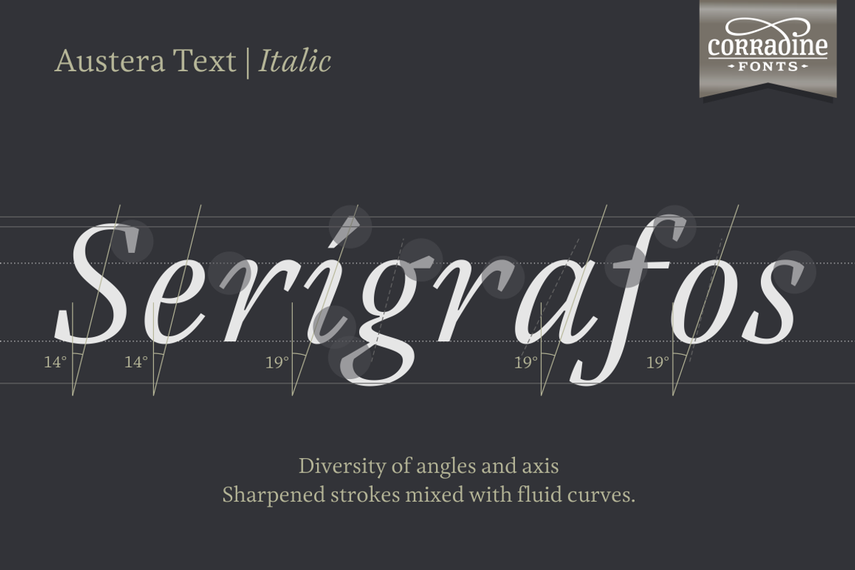 Austera Text Essential #3, a Serif Font by Corradine Fonts (Photo 5 of 14)