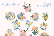 Garden Bloom, a Decorative Illustration by Collection by VY (Thumbnail 4 of 9)
