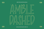 CS Amble Dashed, a Handwritten Font by Craft Supply Co. (Thumbnail 1 of 8)