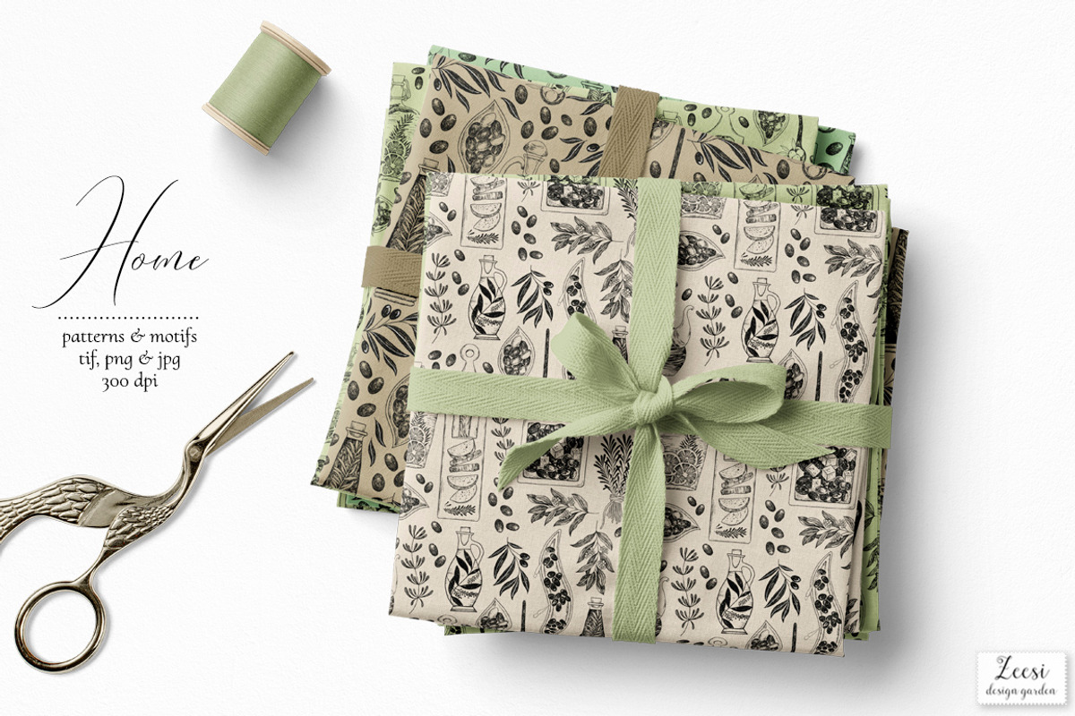 Olives Marinade Patterns & Motifs, a Pattern Graphic by Zeesi Design Garden (Photo 8 of 10)