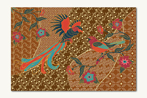 Traditional Batik Pattern Design