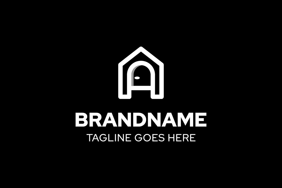 Minimal Letter A Home Logo, a Branding & Logo Template by Pray Art Design Studio (Photo 2 of 2)