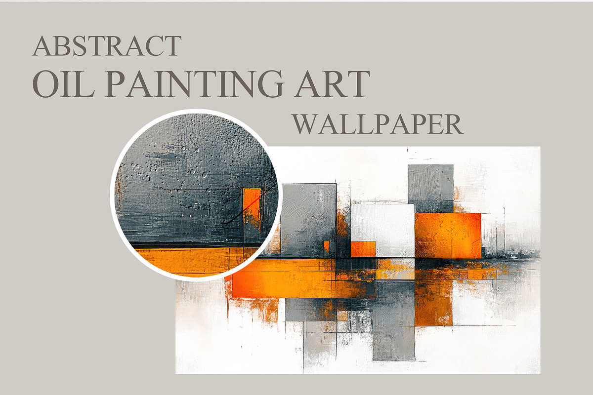 Abstract oil painting art wallpaper, a Decorative Illustration by fei long (Photo 6 of 10)