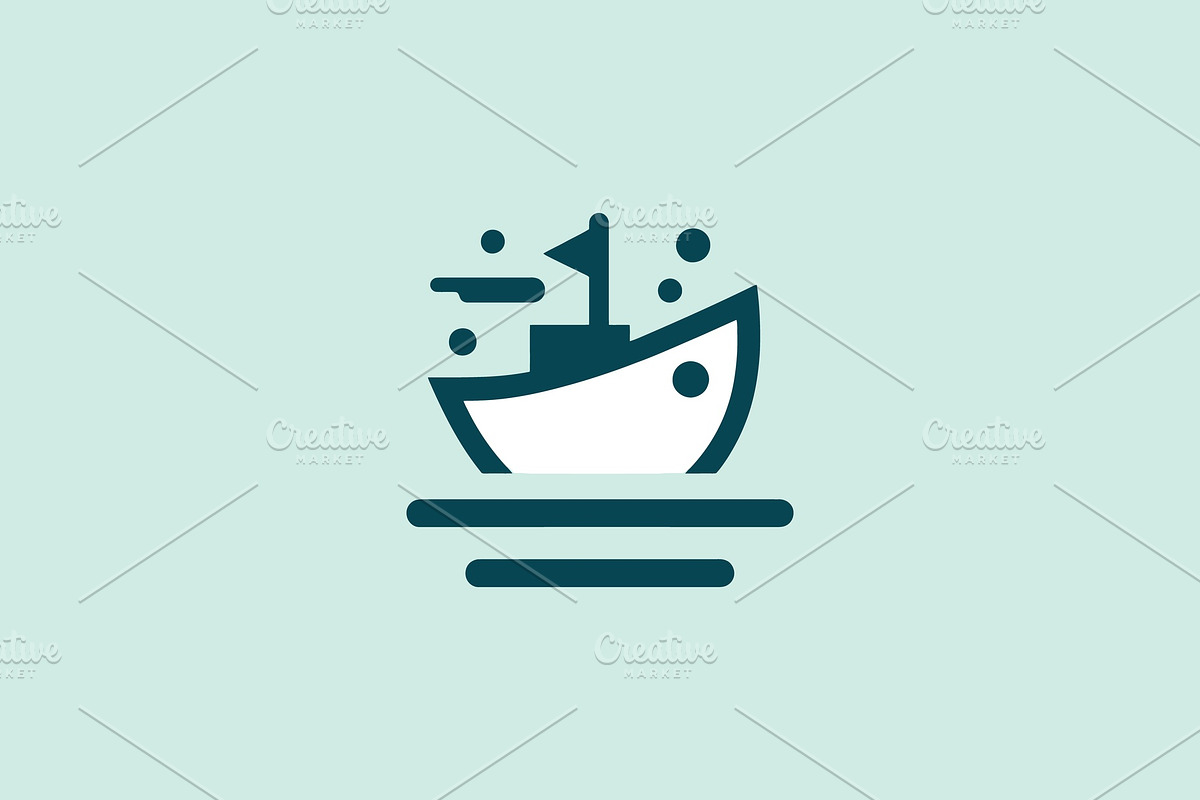 Boat Nautical Logo Template, a Branding & Logo Template by Vectorium Studio