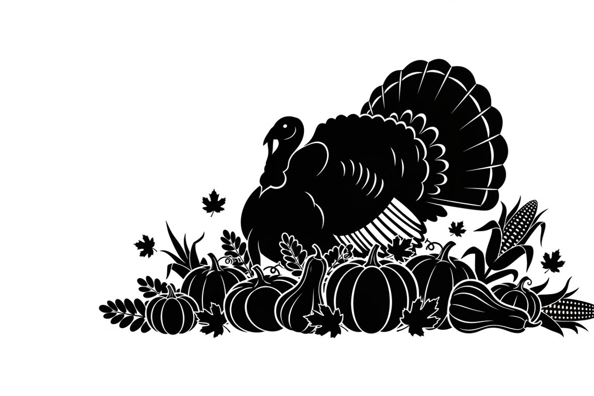 Thanksgiving Turkey Silhouettes, an Illustration by Amazin_art (Photo 9 of 16)