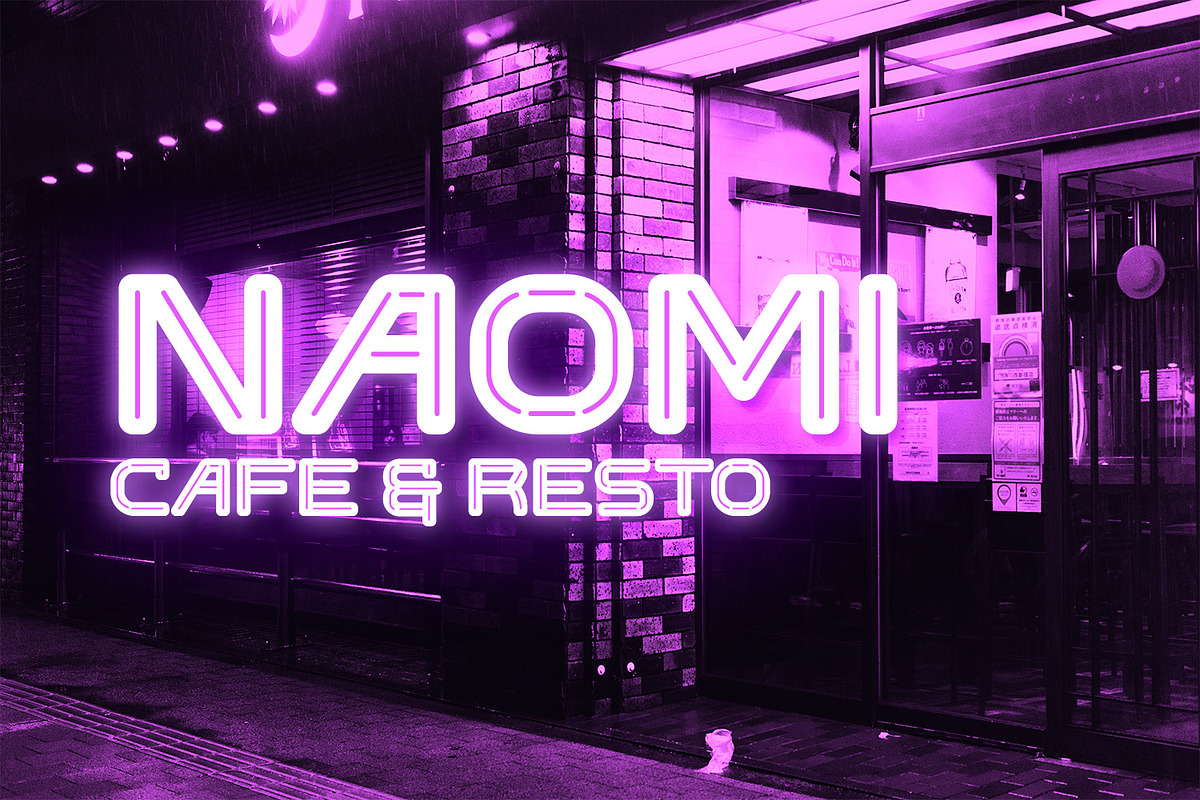 Neon Hypes, a Symbol Font by Ditatype (Photo 4 of 10)