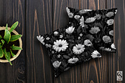 Black & White Daisy Wildflower Paper, a Pattern Graphic by Creative Store (Thumbnail 4 of 4)