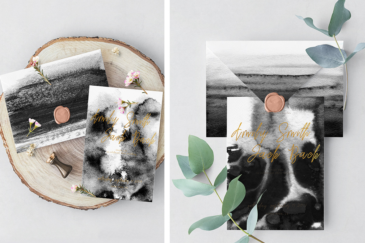 Black & White Ombre Texture, a Texture Graphic by Catherine Wheel (Photo 2 of 5)