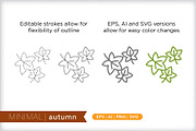 Minimal autumn icons, an Outline Icon by Picture Window (Thumbnail 5 of 5)