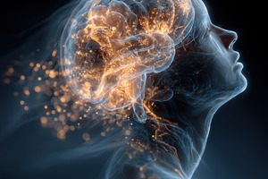 Glowing Brain Mind Power Imagination, a Photo by Pixeness Studio