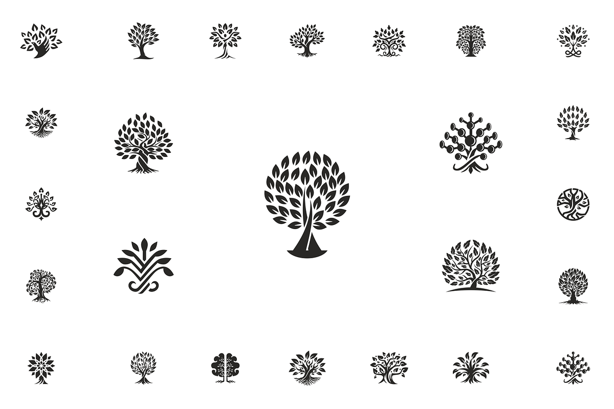 Tree Collection Logo, a Branding & Logo Template by Logosava (Photo 8 of 11)