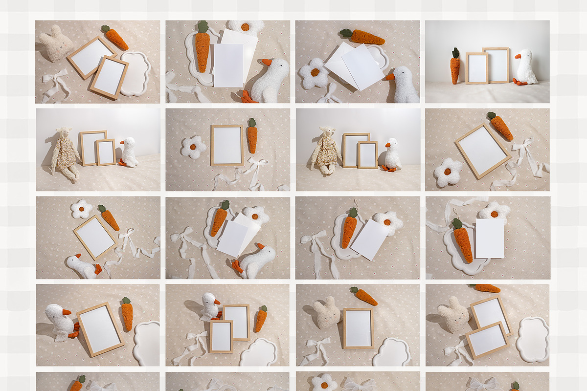 Bunny Things 45 Frame & Card Mockups, a Product Mockup by Muse Mockups (Photo 15 of 16)