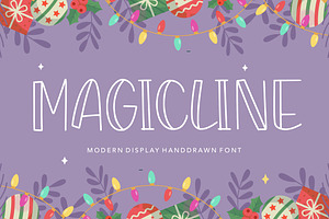 Magicline - Modern Display Font